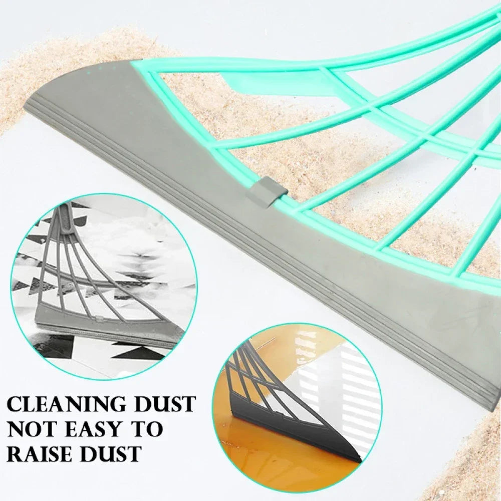 Magic Broom Window Washing Wiper - Silicone Squeegee for Floor Cleaning & Windows