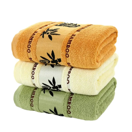 Bamboo Fiber Bath Towel Set — Soft, Quick-Dry & Absorbent Towels for Face & Body (1, 4 & 6 Piece)