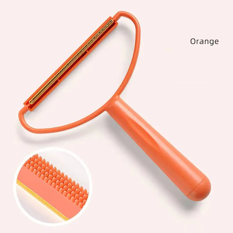 Portable Lint Remover Brush - Manual Fabric Shaver for Clothes, Furniture & Upholstery