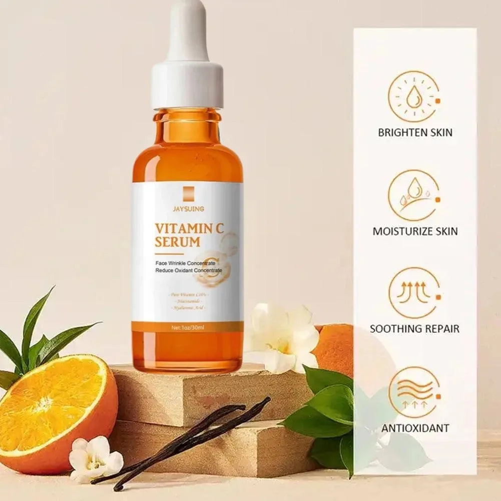 Vitamin C Face Serum - Anti-Aging Wrinkle Remover for Brightening & Firming (30ml)