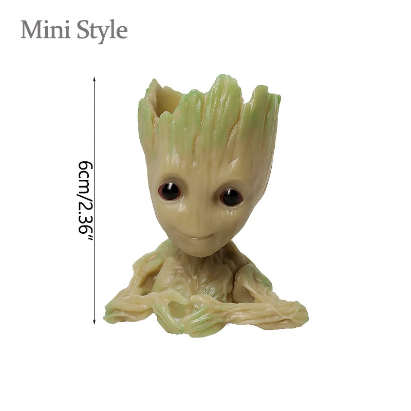 Baby Groot Miniature Figurine - Cute Desktop Decor for Office & Home (5cm)