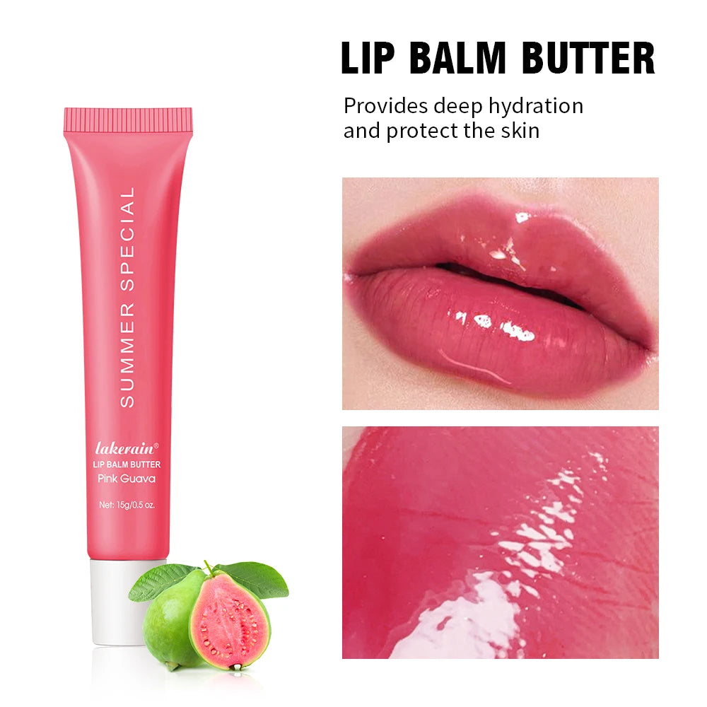 Lakerain Moisturizing Lip Butter Balm – Glossy Hydrating Finish
