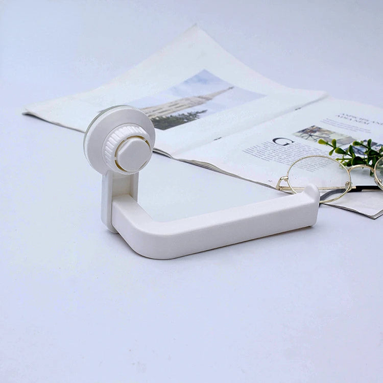 1PC Perforated Free Paper Towel Rack In Bathroom Wall Mounted Paper Reel In Kitchen Suction Cup Paper Reel In Toilet