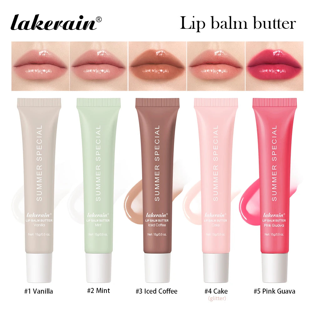 Lakerain Moisturizing Lip Butter Balm – Glossy Hydrating Finish