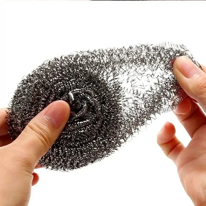 30-Pack Stainless Steel Scrubbing Pads – Heavy Duty Kitchen Cleaning Scourers