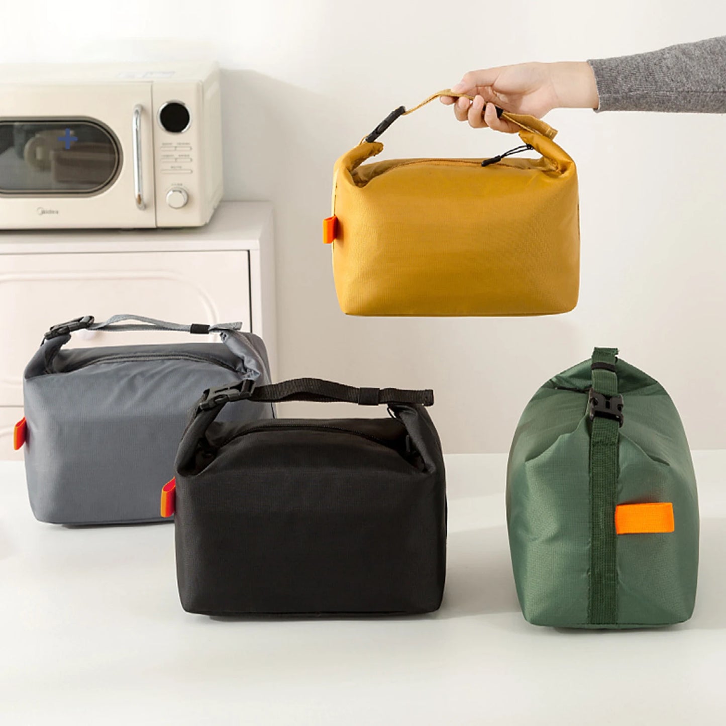 Insulated Lunch Bag with Foil Lining — Portable Cooler Bag for Work, School & Picnics