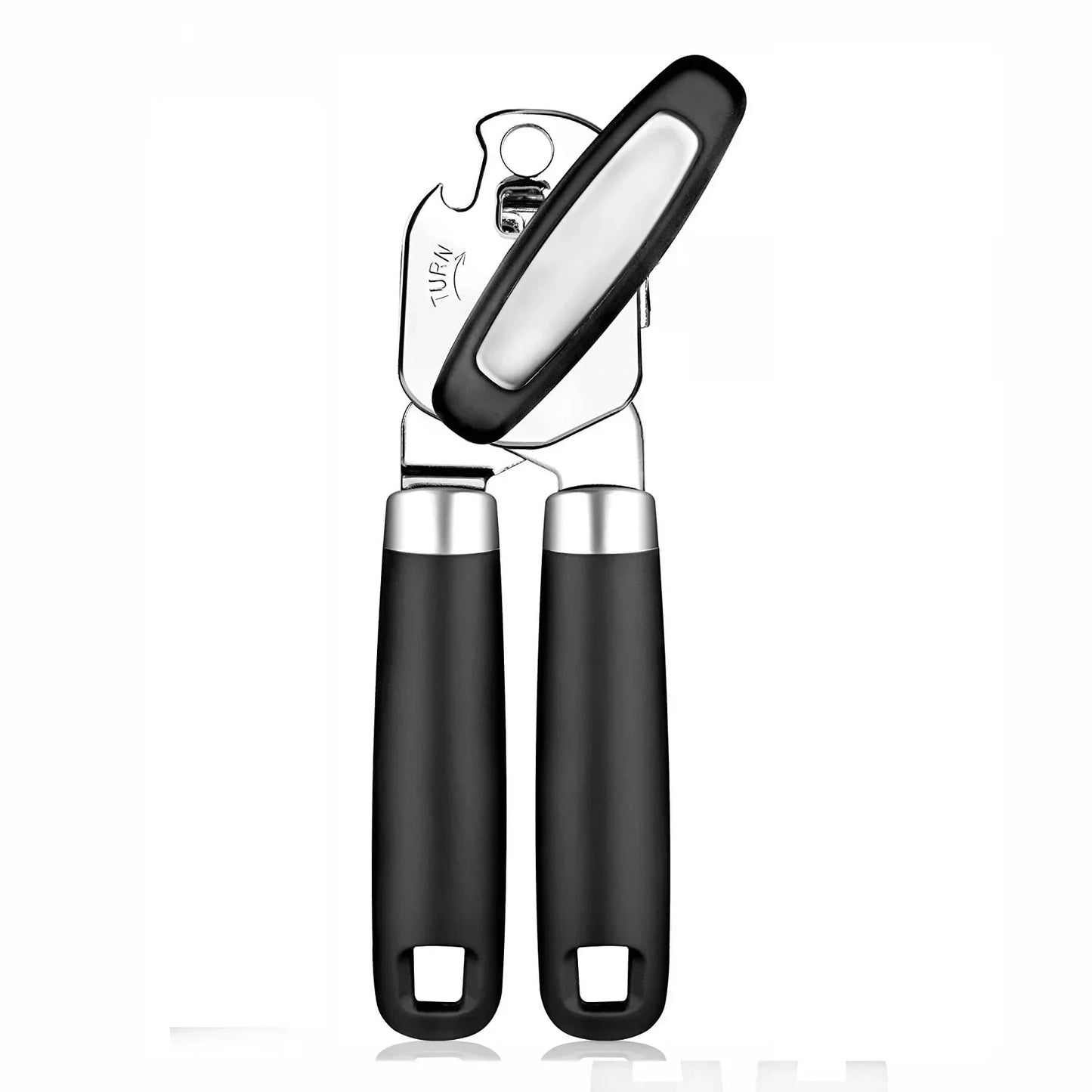 Professional Multifunctional Can Opener - Stainless Steel Bottle Opener & Corkscrew Kitchen Tool