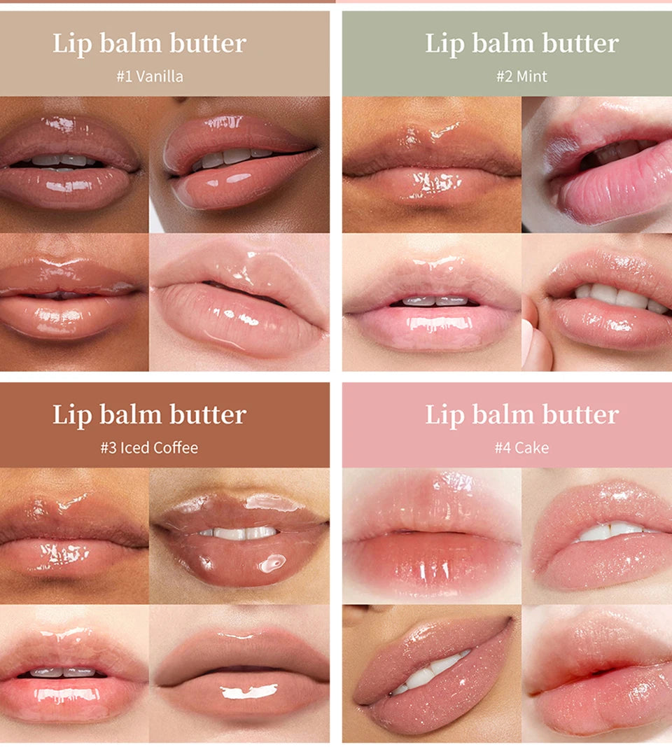 Lakerain Moisturizing Lip Butter Balm – Glossy Hydrating Finish