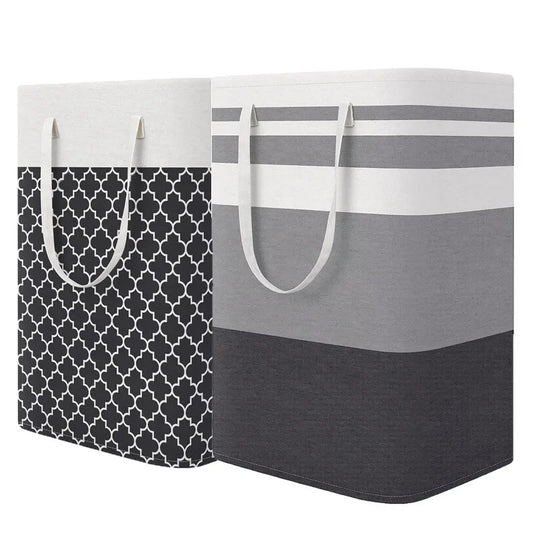Large Waterproof Laundry Basket 75L - Foldable Storage for Clothes & Linens