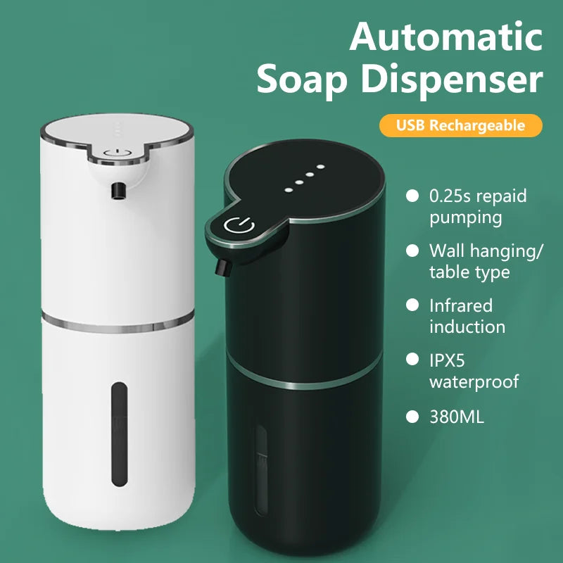 Touchless Automatic Soap Dispenser - 380ML Smart Infrared Sensor