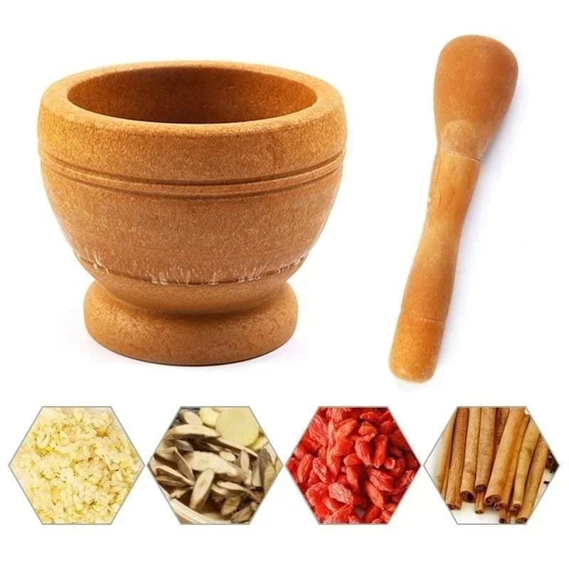 Resin Mortar and Pestle Set - Herb & Spice Grinder