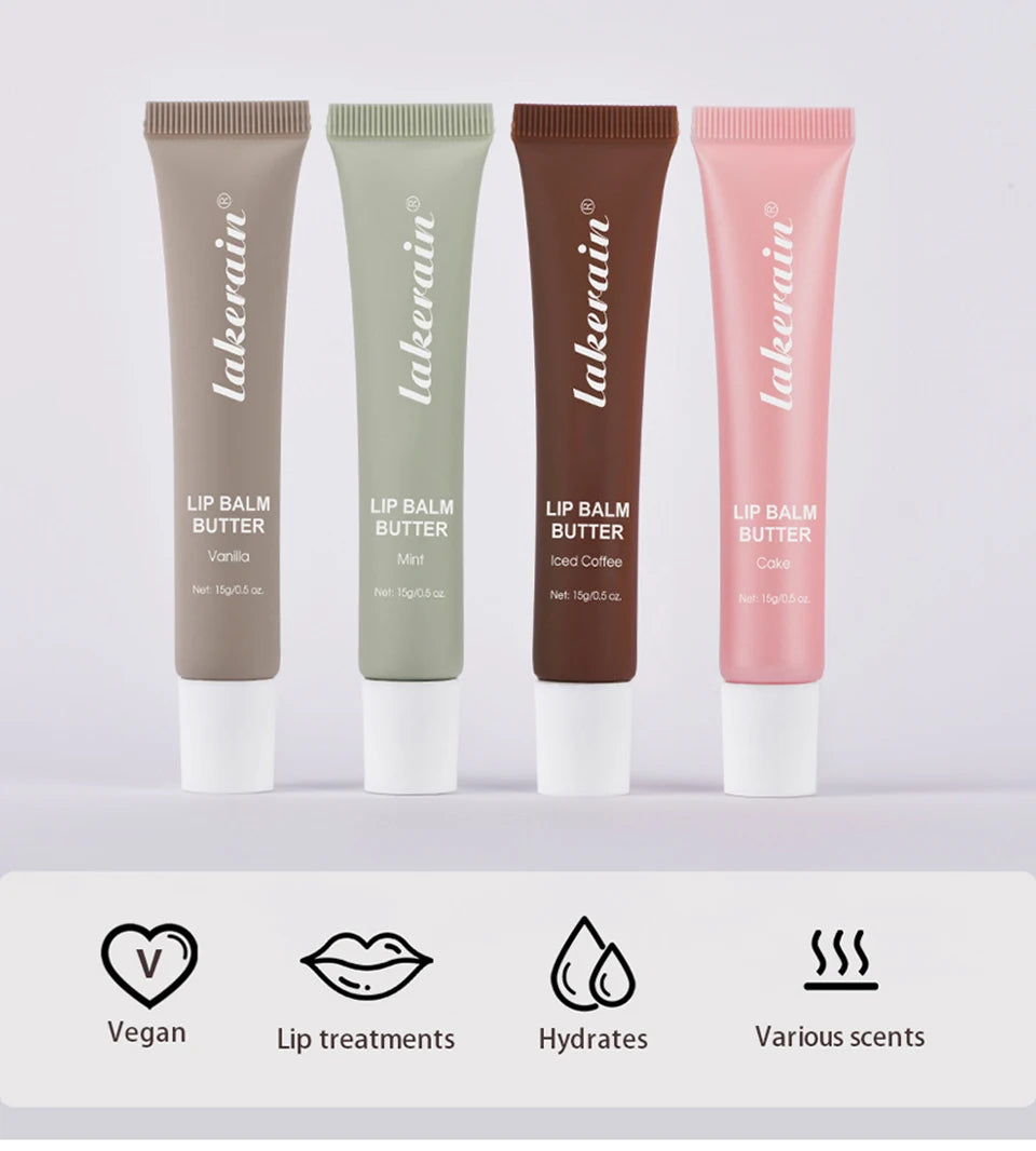 Lakerain Moisturizing Lip Butter Balm – Glossy Hydrating Finish