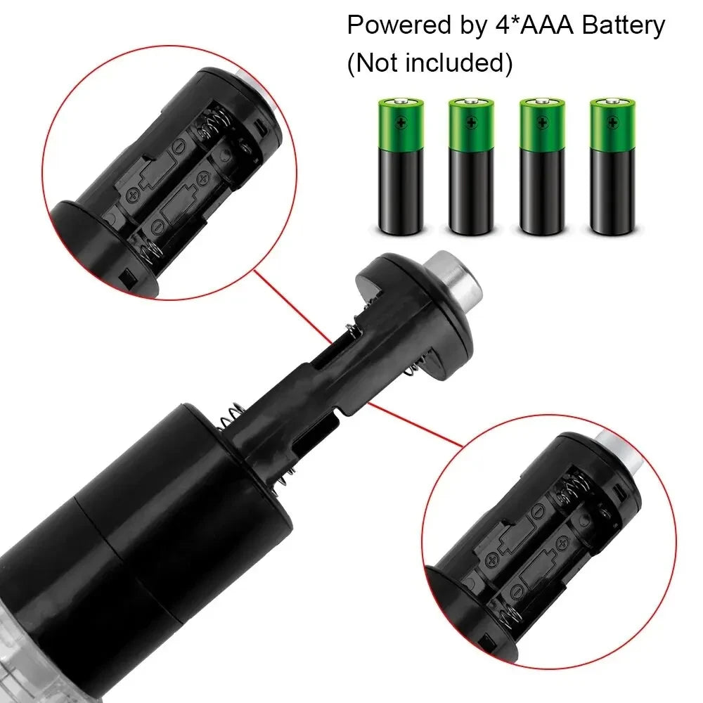 Electric Automatic Pepper & Salt Grinder - LED Light with Adjustable Coarseness