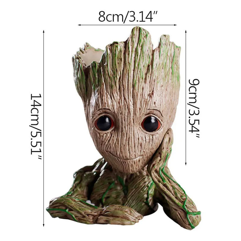 Baby Groot Miniature Figurine - Cute Desktop Decor for Office & Home (5cm)