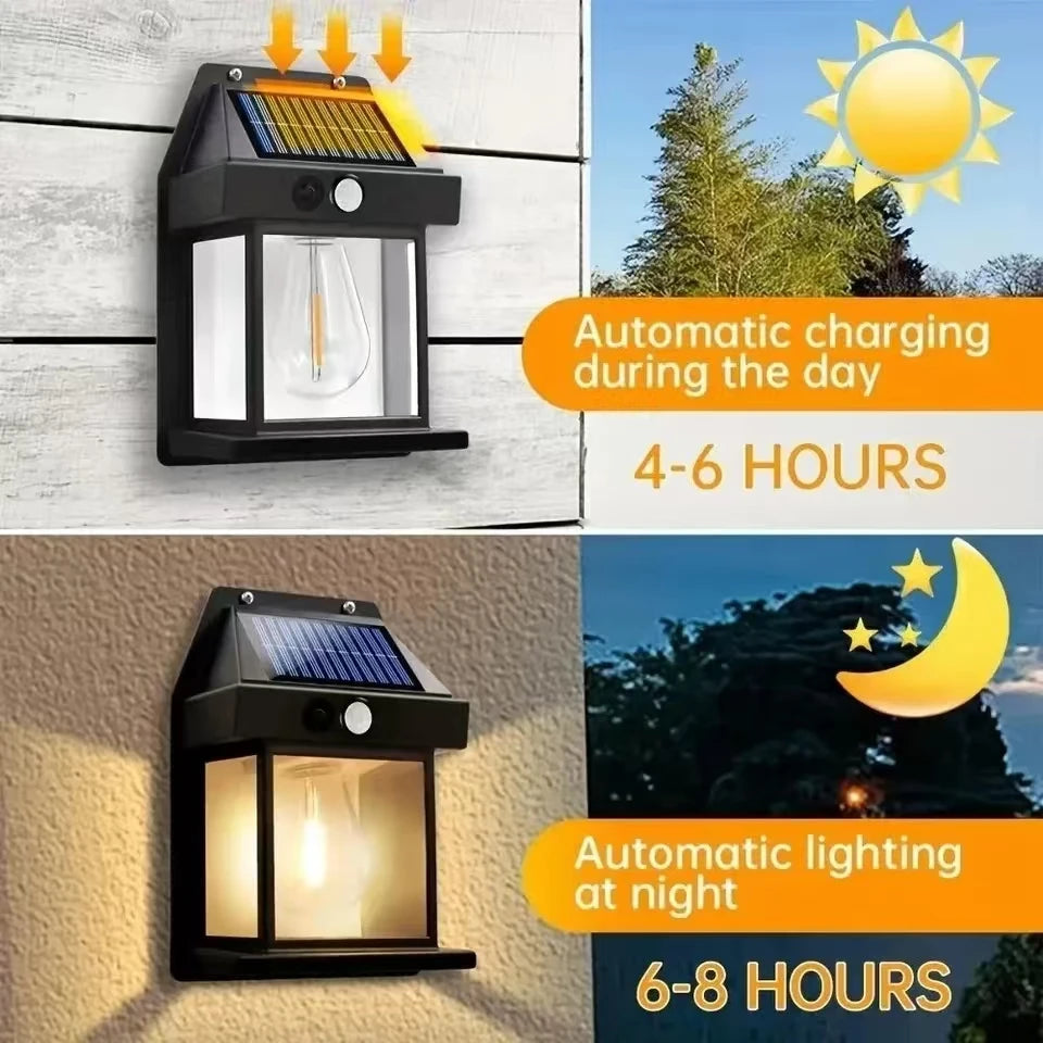 Powerful Outdoor Solar Lamp - Waterproof LED Garden Streetlight for Yard & Pathway Lighting