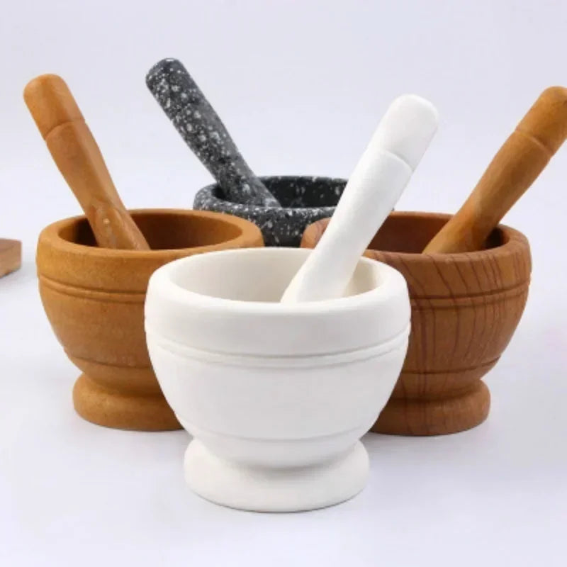 Resin Mortar and Pestle Set - Herb & Spice Grinder