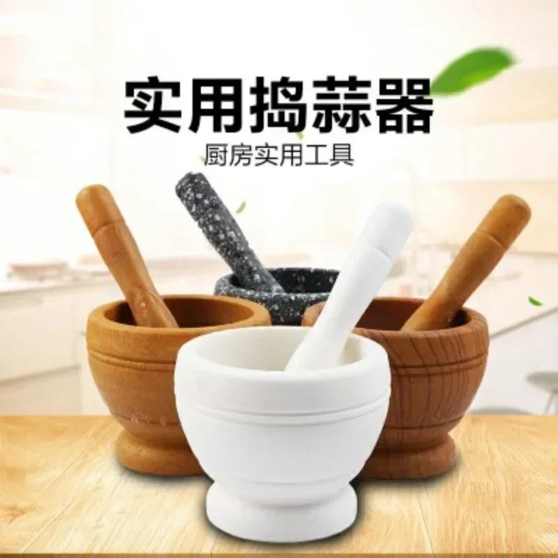 Resin Mortar and Pestle Set - Herb & Spice Grinder