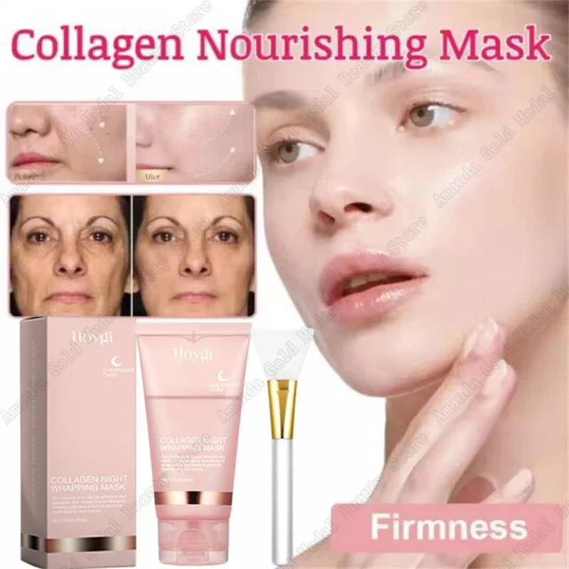 Collagen Night Wrapping Mask - Korean Rejuvenation Treatment for Glowing Skin (75ml)