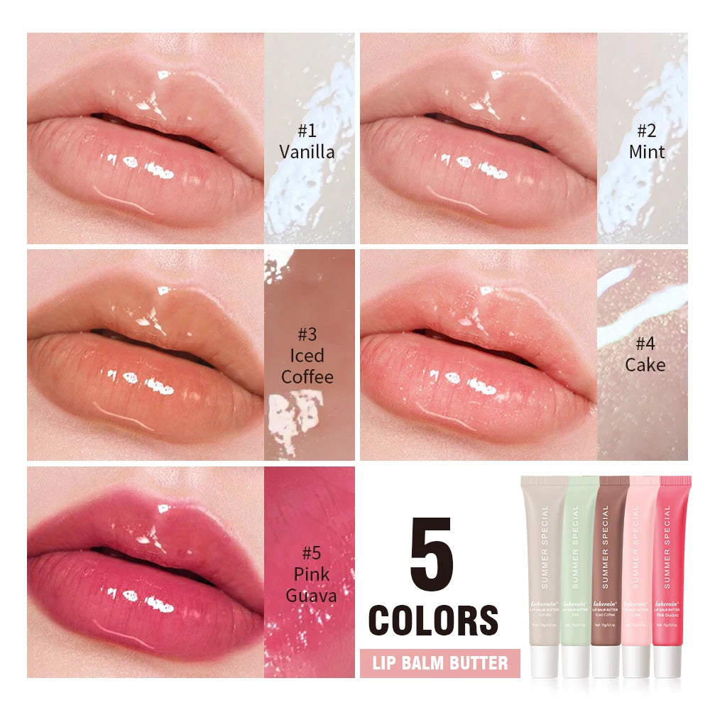 Lakerain Moisturizing Lip Butter Balm – Glossy Hydrating Finish