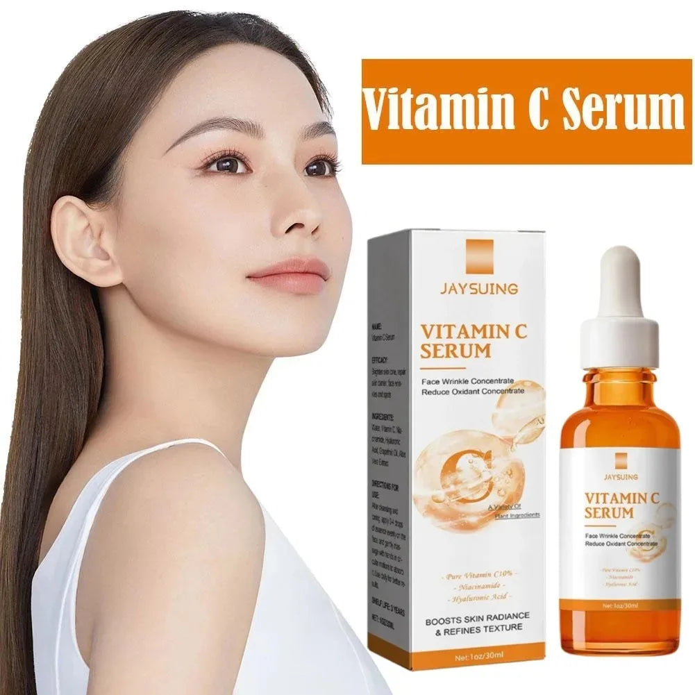 Vitamin C Face Serum - Anti-Aging Wrinkle Remover for Brightening & Firming (30ml)