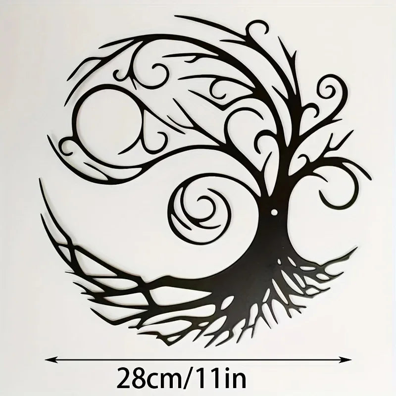 Metal Wall Art Sculpture — Handcrafted Floral & Abstract Designs for Home Decor (10 Styles)