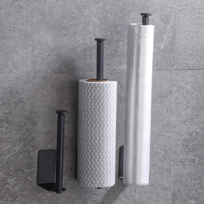 Under-Sink Paper Towel Holder - Stainless Steel Space-Saving Organizer