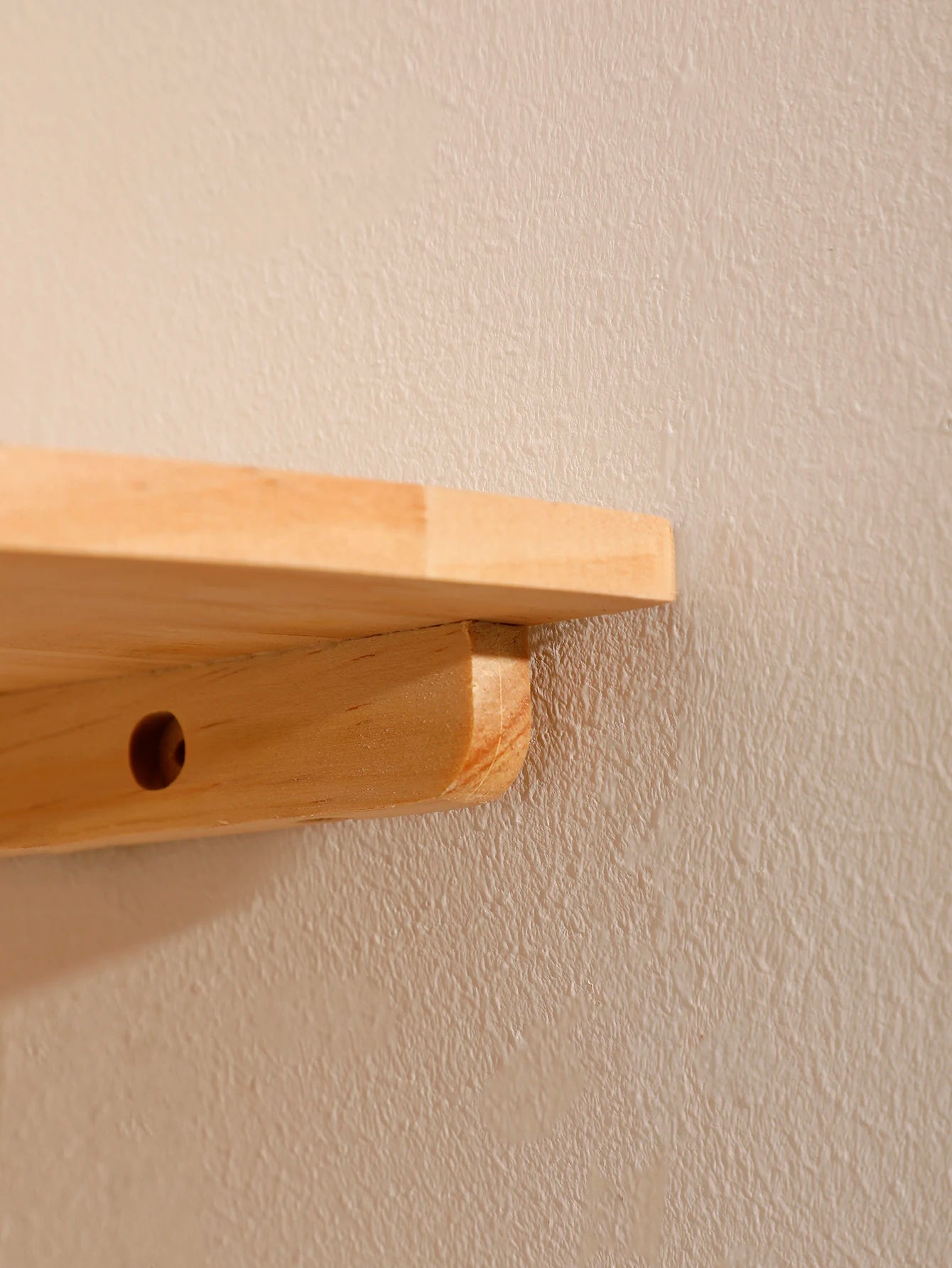 3-Tier Wooden Corner Floating Shelf