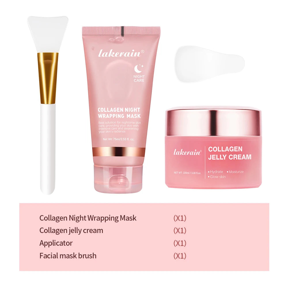 Hydrolyzed Collagen Overnight Face Mask - Anti-Aging Jelly Cream