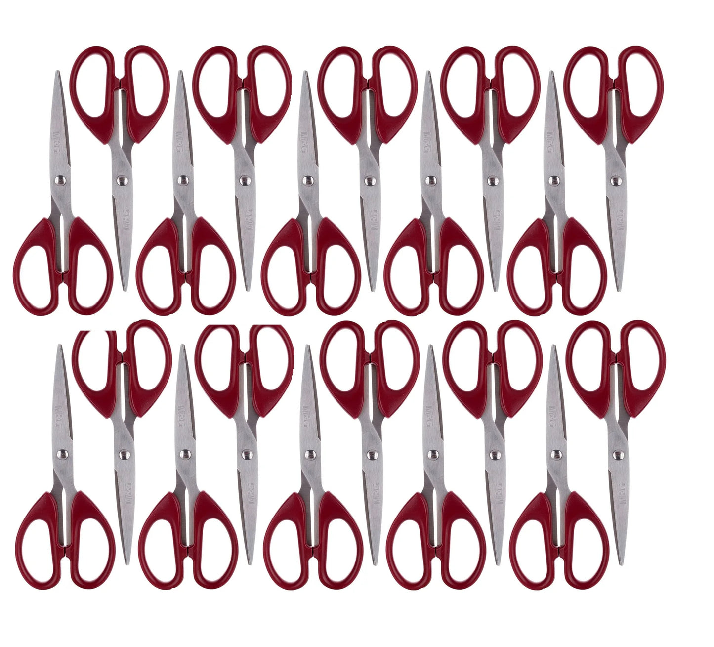 Professional Red Scissors 6.3" - Ultra Sharp M&G Office & Craft Tool