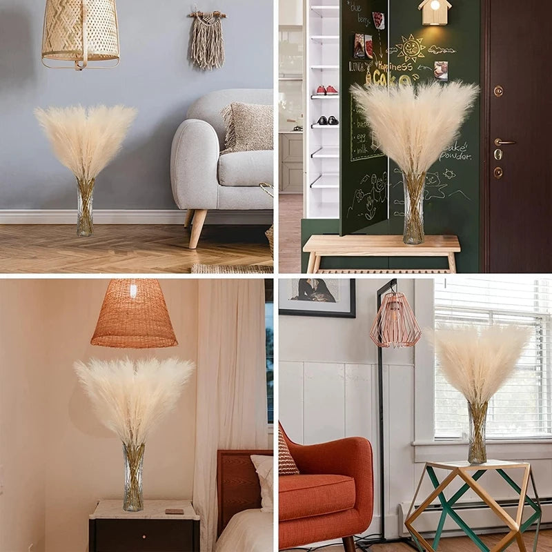 Faux Pampas Grass Bouquet - 47" Tall