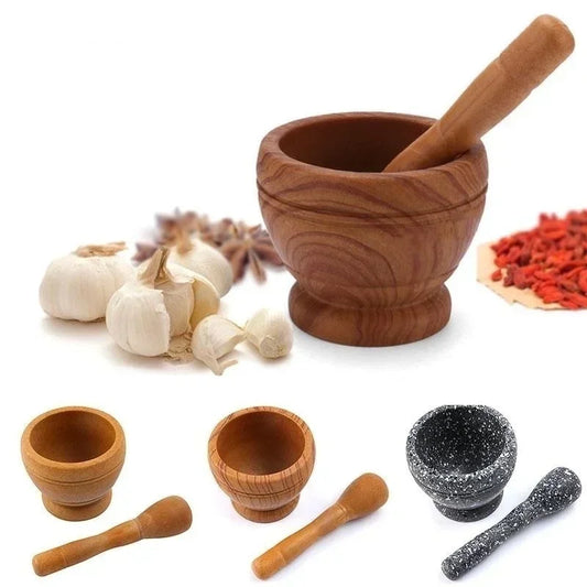 Resin Mortar and Pestle Set - Herb & Spice Grinder