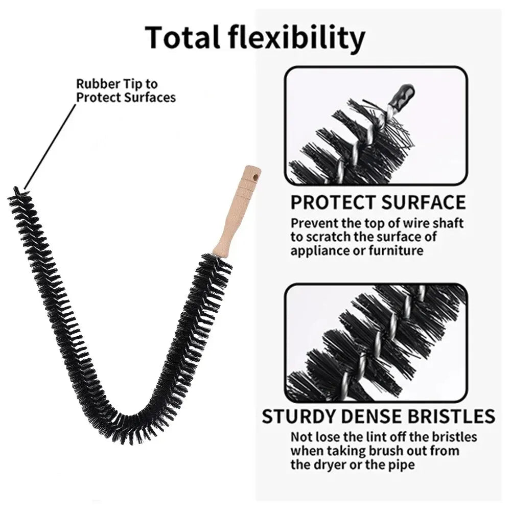 Flexible Long Multipurpose Cleaning Brush - Dryer Vent & Lint Remover
