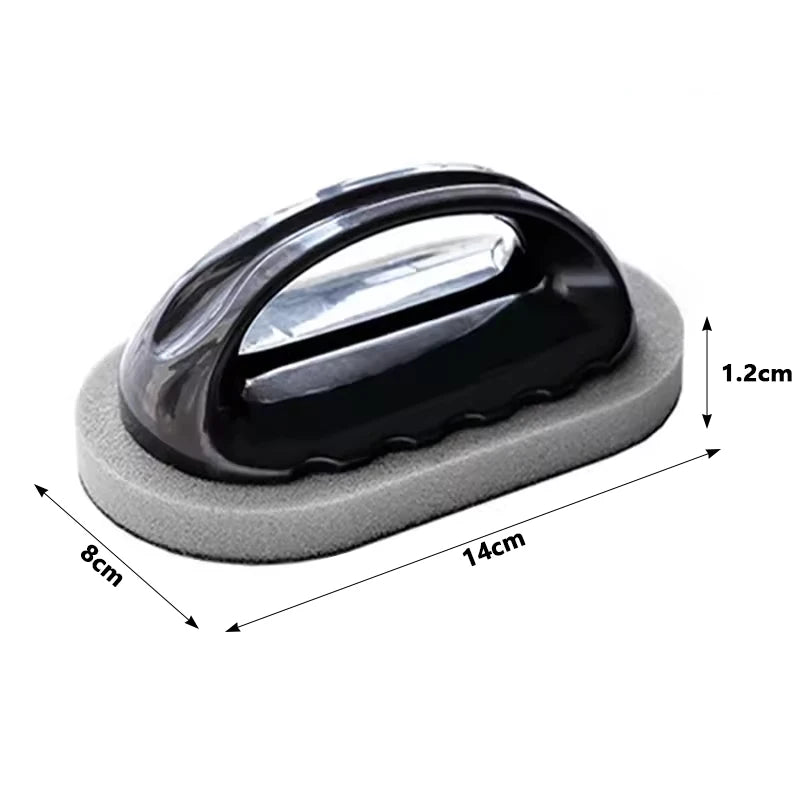 Nano Emery Sponge Cleaning Brush - Rust Remover with Handle