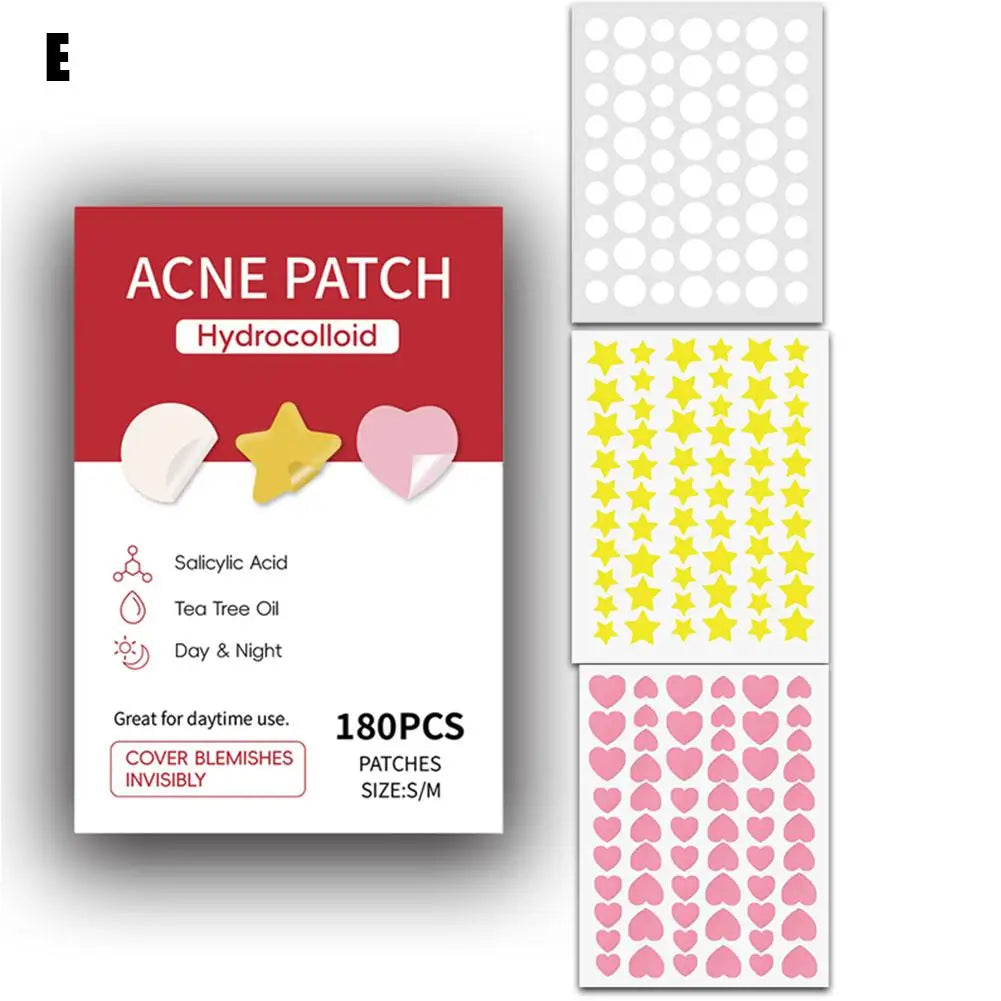 360 or 180-Piece Invisible Acne Patches - Hydro colloid Pimple Treatment Stickers