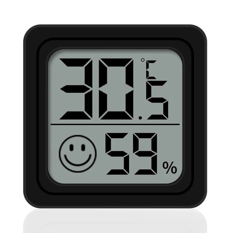 Digital Temperature & Humidity Monitor - Indoor Climate Control for Home & Health