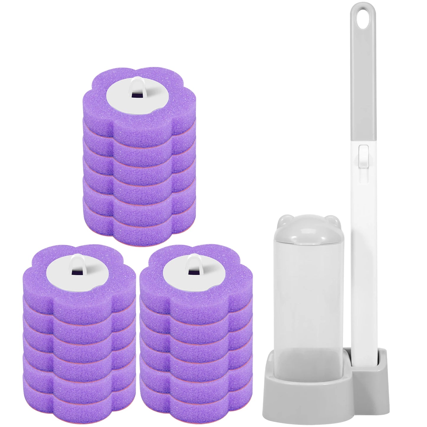 Disposable Toilet Brush & Refill Set