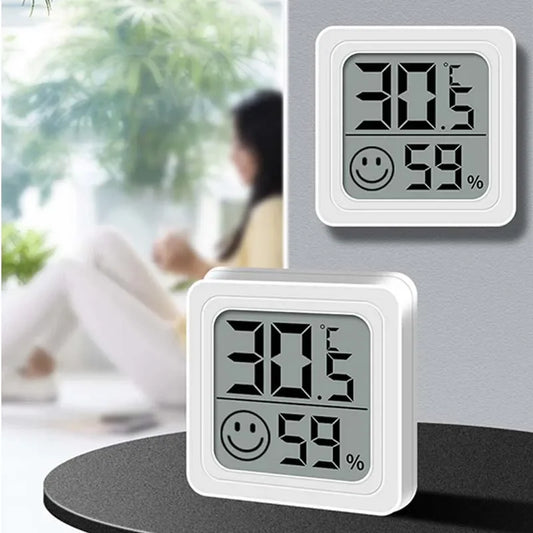 Digital Temperature & Humidity Monitor - Indoor Climate Control for Home & Health