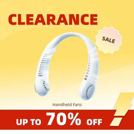 Hands-Free Neck Fan - Portable Personal Cooling for Work & Outdoor Activities
