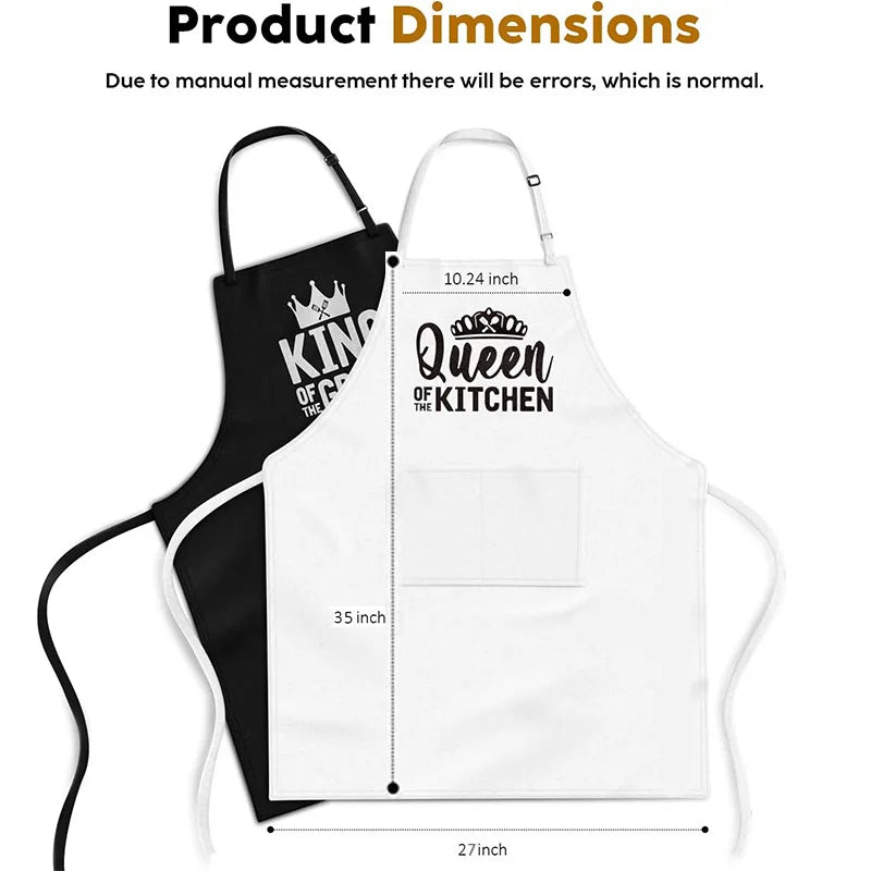 King of the Grill & Queen of the Kitchen Adjustable Cooking Apron