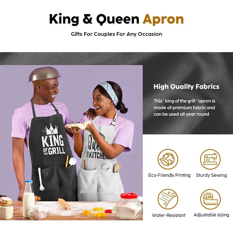 King of the Grill & Queen of the Kitchen Adjustable Cooking Apron