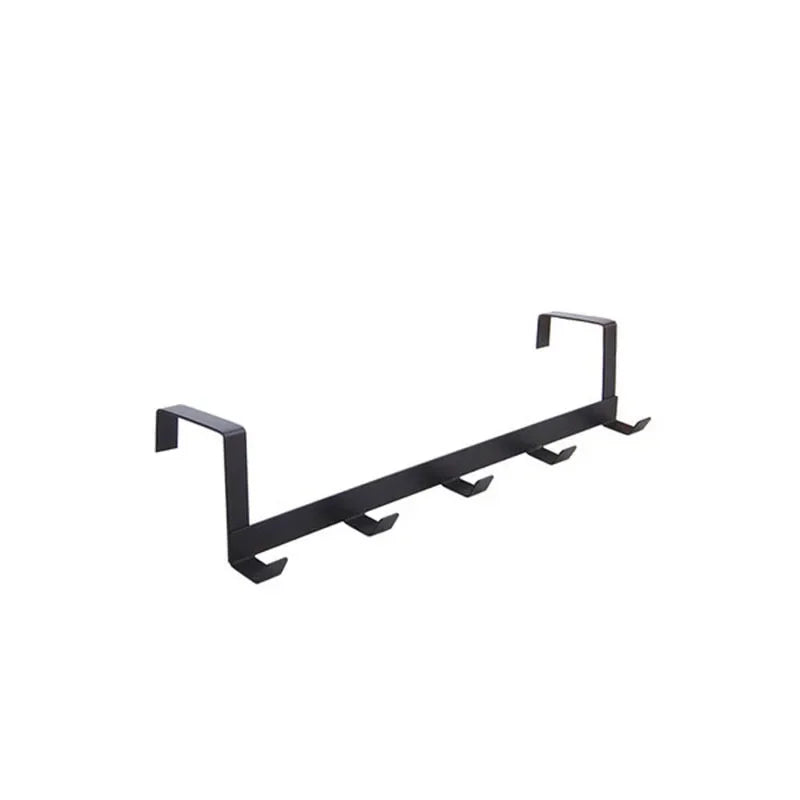 Over-The-Door Hooks - 5-Hook Storage Rack for Clothes, Coats, Hats & Towels