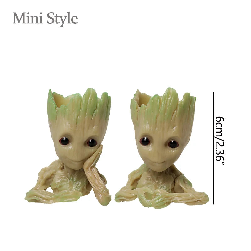 Baby Groot Miniature Figurine - Cute Desktop Decor for Office & Home (5cm)