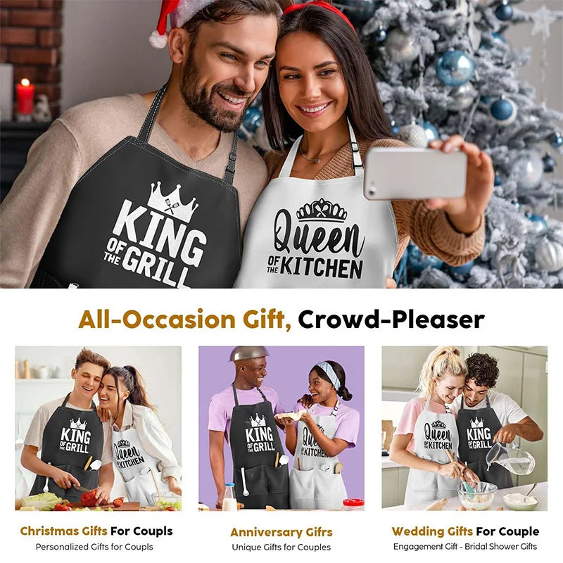 King of the Grill & Queen of the Kitchen Adjustable Cooking Apron