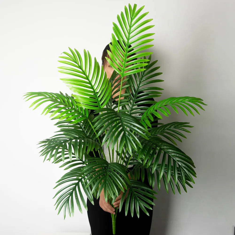Large Artificial Palm Tree - Tropical Fake Plant for Home & Garden Decor (90-120cm)