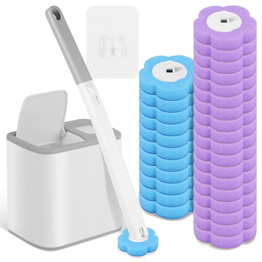 Disposable Toilet Brush & Refill Set