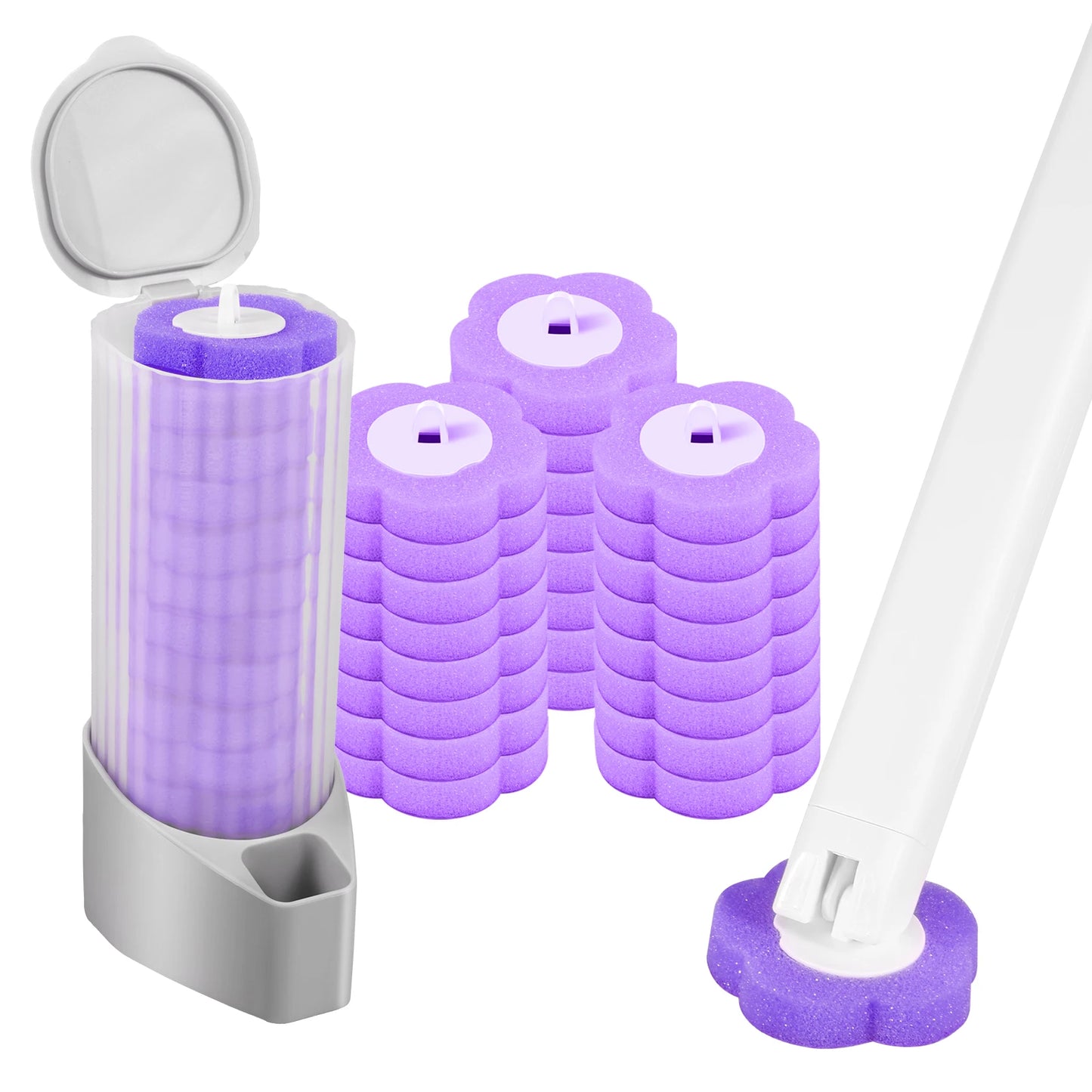 Disposable Toilet Brush & Refill Set
