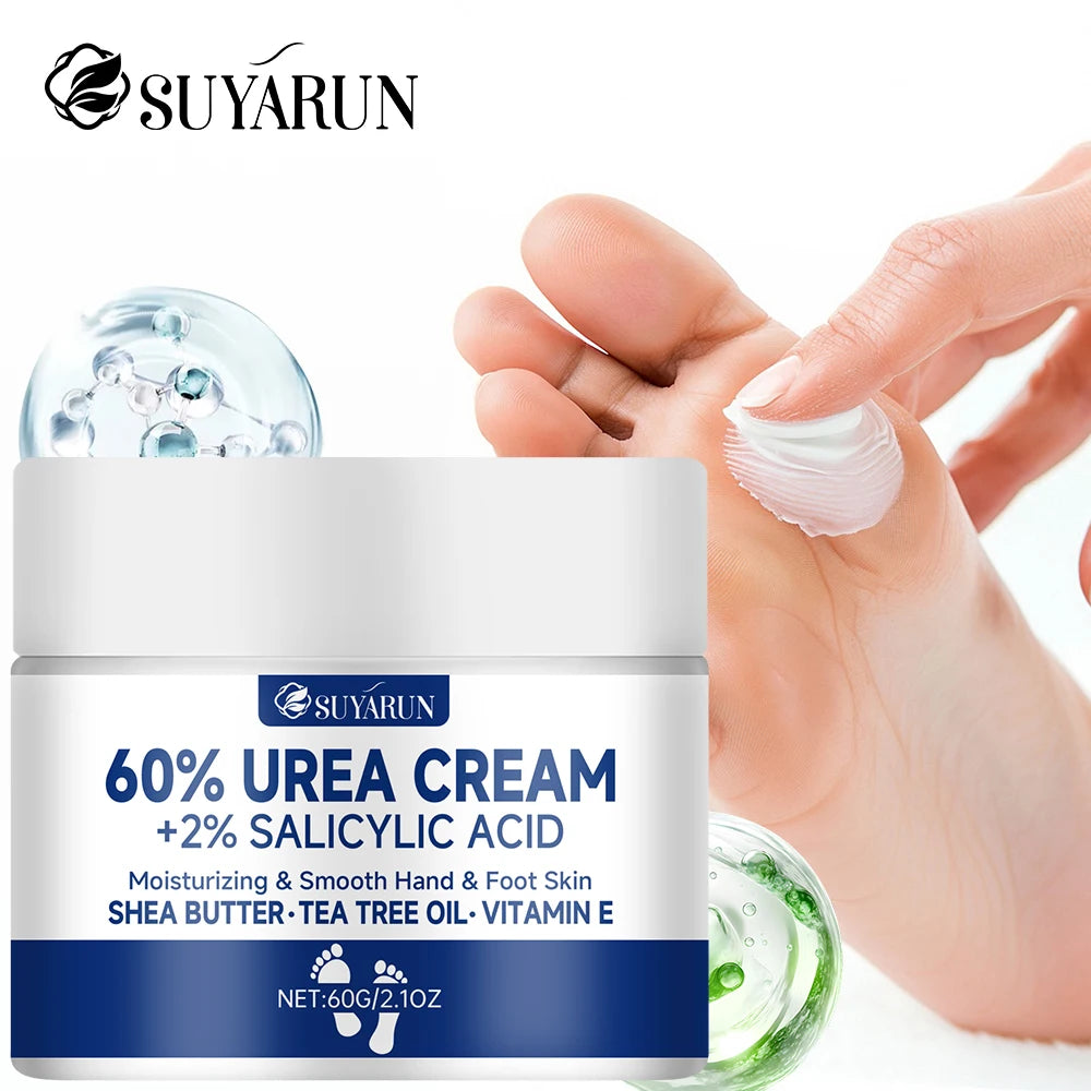 60% Urea Foot Cream - Intensive Treatment for Cracked Heels, Dry Feet & Calluses (100g)