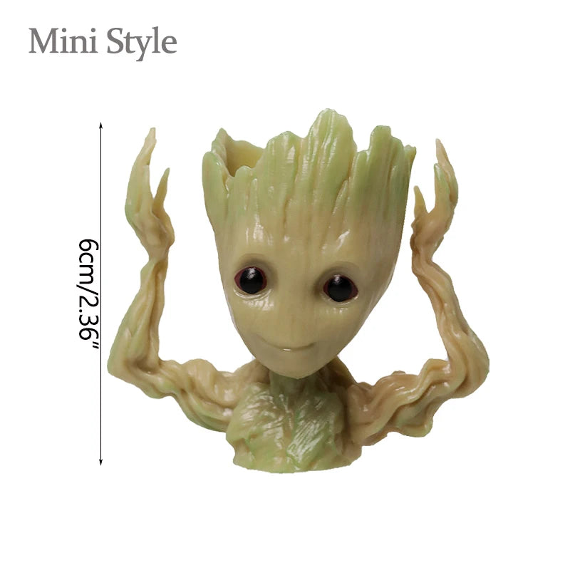 Baby Groot Miniature Figurine - Cute Desktop Decor for Office & Home (5cm)