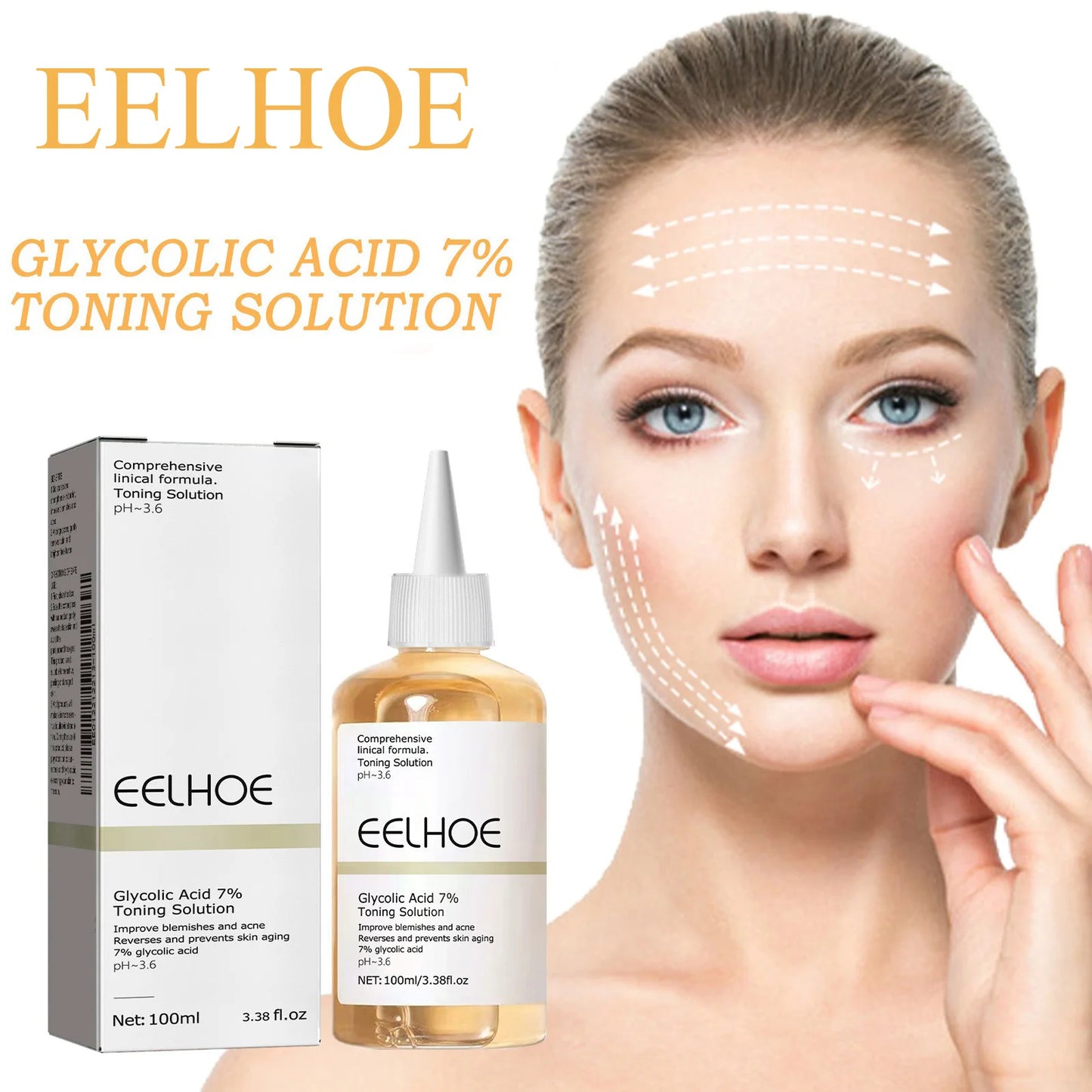 Glycolic Acid 7% Toning Solution - Exfoliating Toner for Acne & Anti-Aging (100ml)