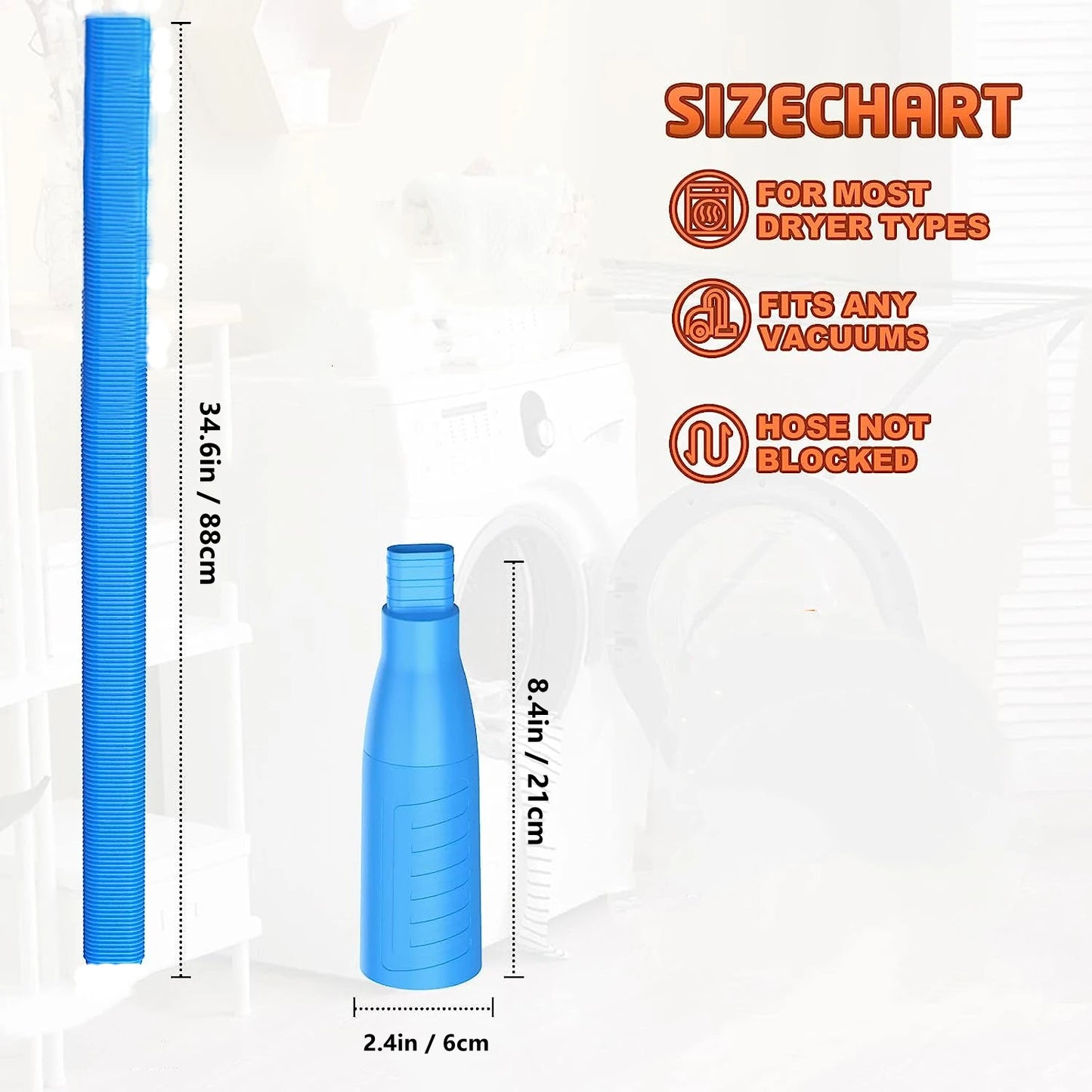 Dryer Vent Cleaning Kit - Prevent Fires & Improve Efficiency